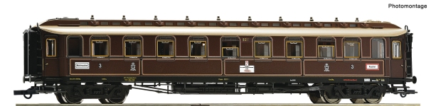 Roco 6200238 - H0 - Schnellzugwagen 3. Kl., K.P.E.V., Ep. I - Wagen 1